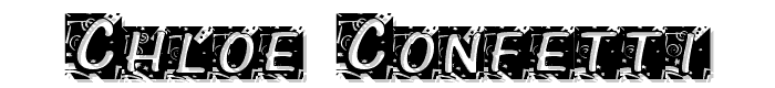 Chloe Confetti font